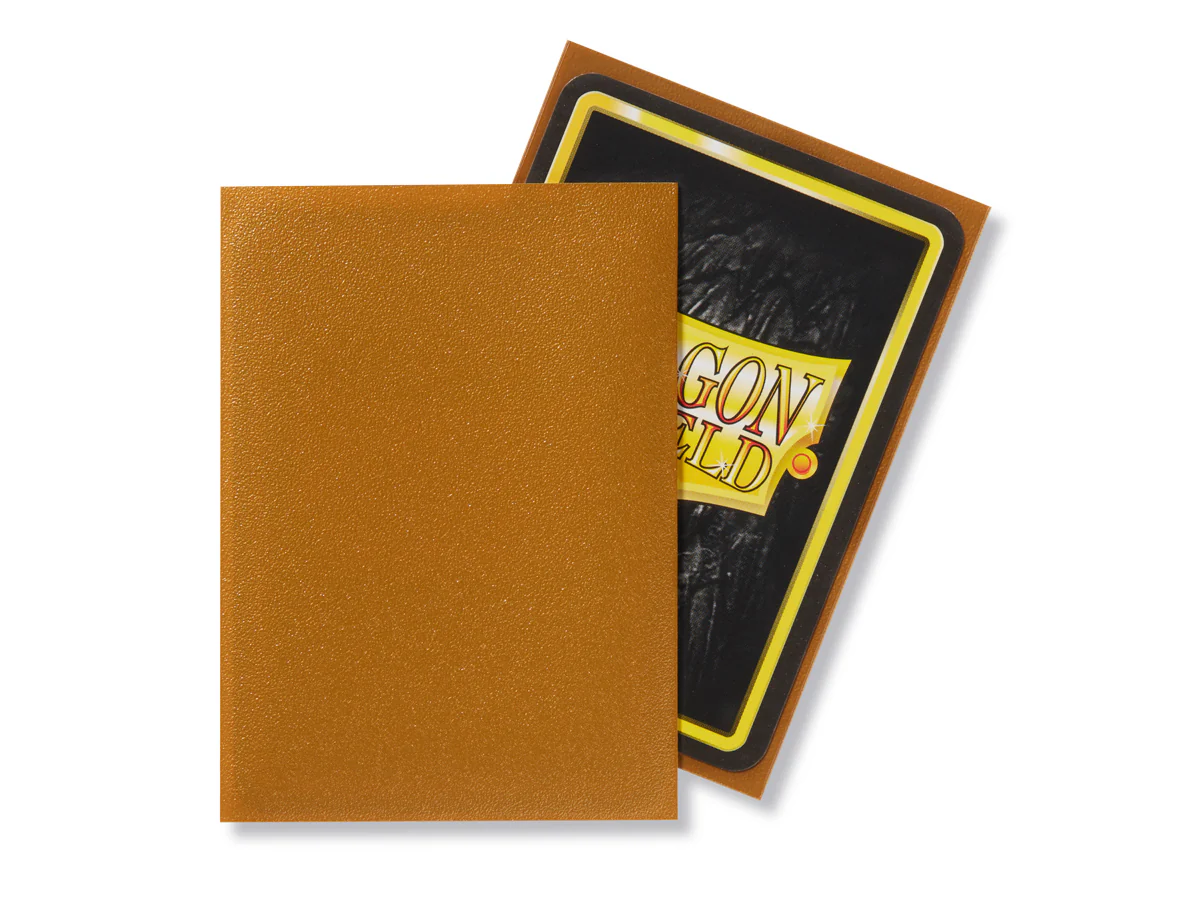 Dragon Shield - Standard Sleeves 100ct - Gold MATTE - Image 3