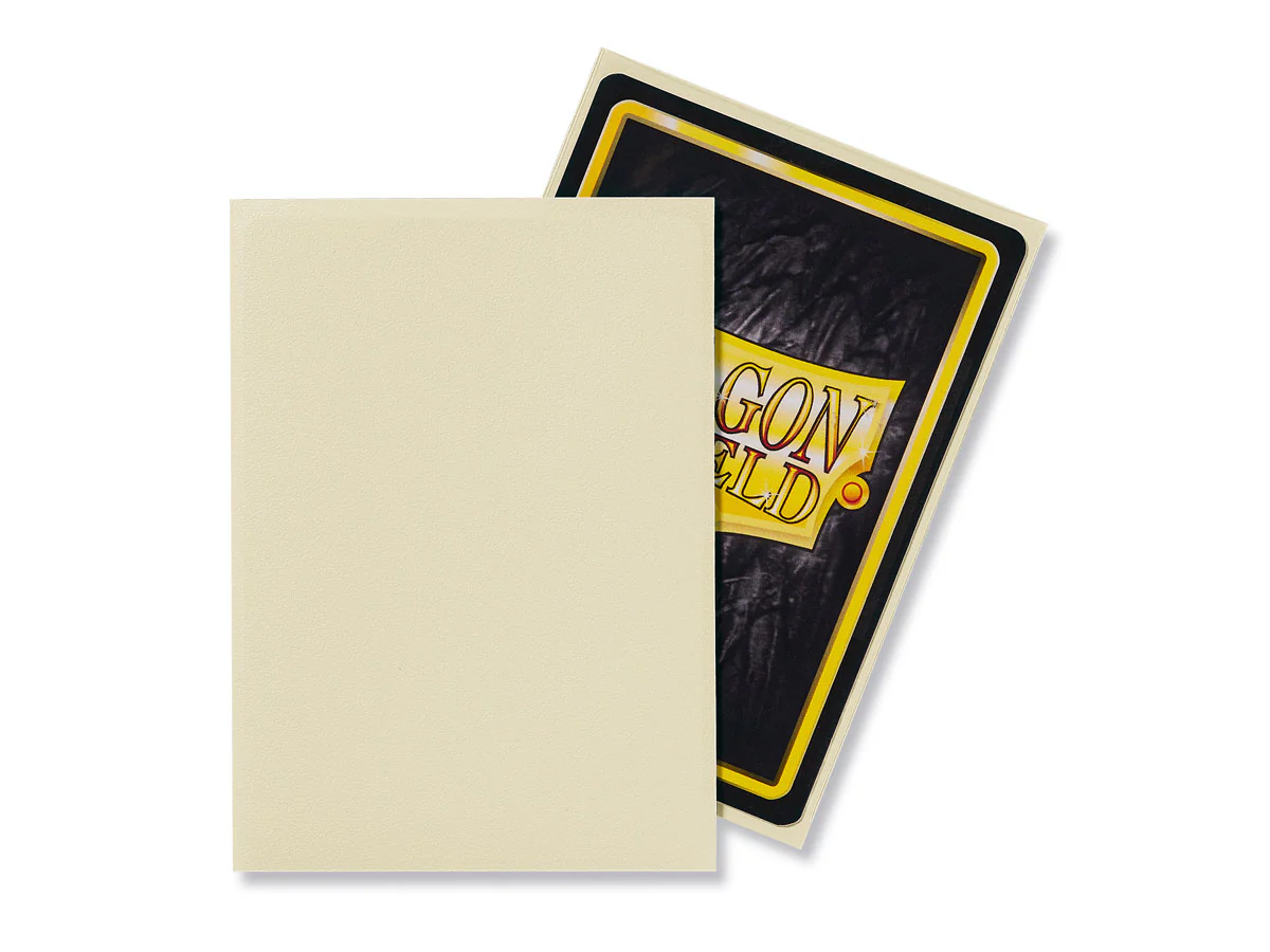 Dragon Shield - Standard Sleeves 100ct - Ivory MATTE - Image 3
