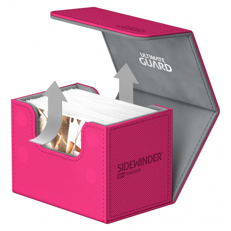 Ultimate Guard - Sidewinder Deck Box 80+ XenoSkin Standard Size - Pink - Image 5