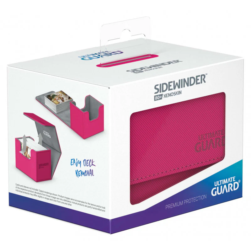 Ultimate Guard - Sidewinder Deck Box 80+ XenoSkin Standard Size - Pink - Image 6